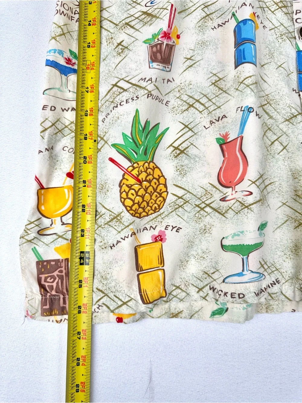 Kahala Hawaiian Mixed Drinks Short Sleeve Aloha Hawaiian Beach Resort